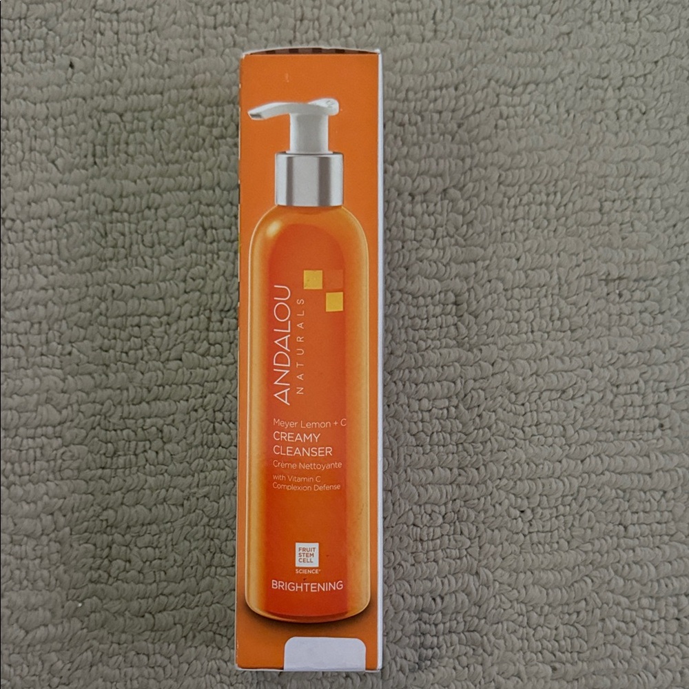 Andalou Naturals Brightening Creamy Cleanser - Orange